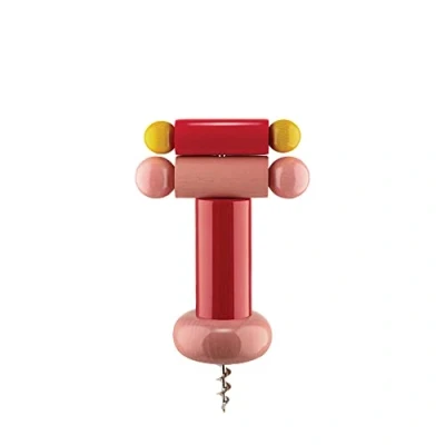 Immagine di Alessi Corkscrew Twergi ES17 2 Red by Ettore Sotsass