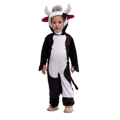 Immagine di Rubies Costume Torito per ragazzi e ragazze, Tutina con cappuccio coda, Ufficiale Carnevale, Natale, Compleanno Feste