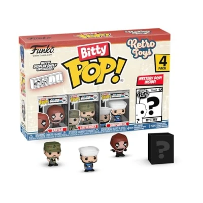 Immagine di Funko Bitty Pop! Retro Toys GI Joe 4PK​E una Mini Figura Misteriosa a Sorpresa 0.9 Inch (2.2 Cm) Transformers Classic Soundwave da Collezione Ripiano Espositivo Impilabile Incluso