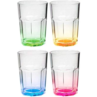 Immagine di Brunner Set 4 Bicchieri Octoglass Color, Unità (Confezione da 1)
