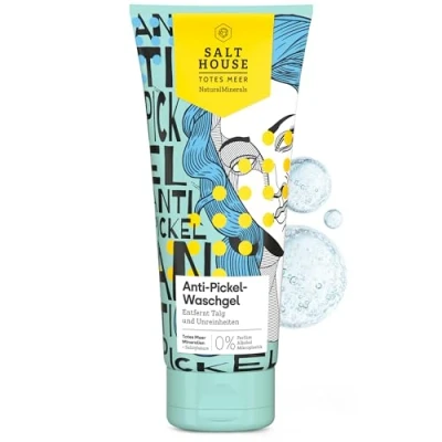 Immagine di Salthouse Natural Minerals Gel detergente anti brufoli, pulisce delicatamente e profondamente, con acido salicilico, 200 ml