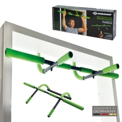 Immagine di Schildkröt Barra Multifunzione 4 in 1, per Trazioni e Flezioni, Regolabile, Max. 100 kg