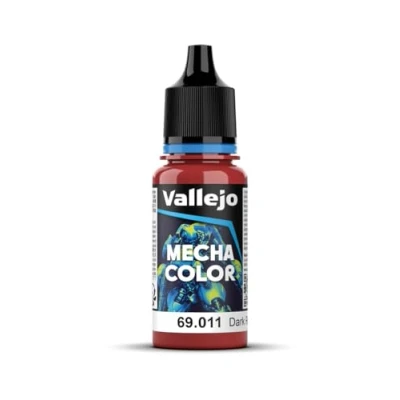 Immagine di Vallejo Mecha Color Colore Acrilico a Base d&#039;Acqua per Aerografo, 17 ml, Rosso (Dark Red)