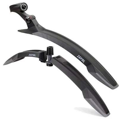 Immagine di Zefal Parafango Deflector M60 Kit Anteriore E Posteriore Nero