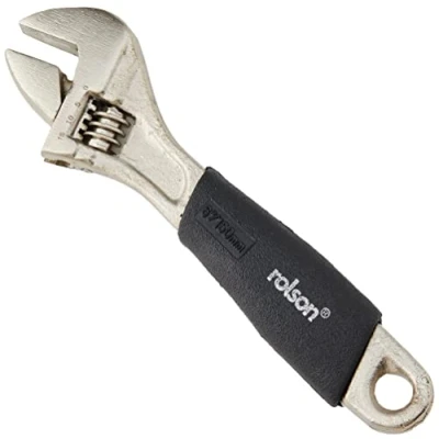 Immagine di Rolson Tools Chiave inglese regolabile, 150 mm, con impugnatura in gomma