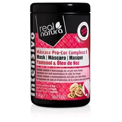 Immagine di Real Natura Maschera Senza Sale Pro Cor Complesso B 1 kg Trattamento Nutriente per Capelli