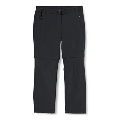 Immagine di CMP Pantaloni Zip Off Elasticizzati Da Donna, Antracite, XXL