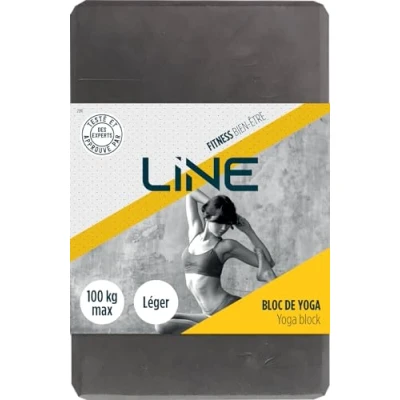 Immagine di BRIQUE DE YOGA BLOCK PILATI, YOGA, FITNESS LINE, Grigio