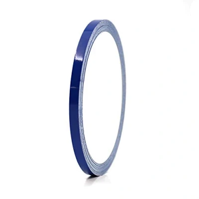 Immagine di 10m Strisce adhesive decorative per auto moto barca e modellismo in vari colori autoadesive Lunghezza (4mm, Blu reale)