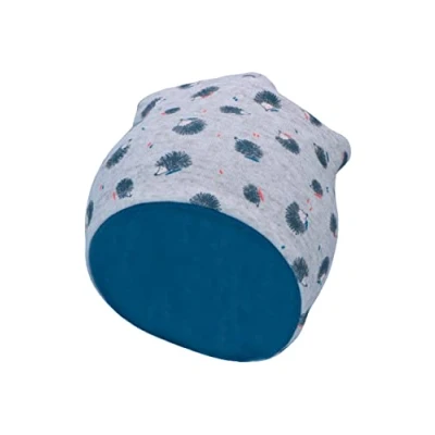 Immagine di Sterntaler Jungen Slouch Beanie Berretto a Forma di Riccio, Colore: Grigio Chiaro, 45