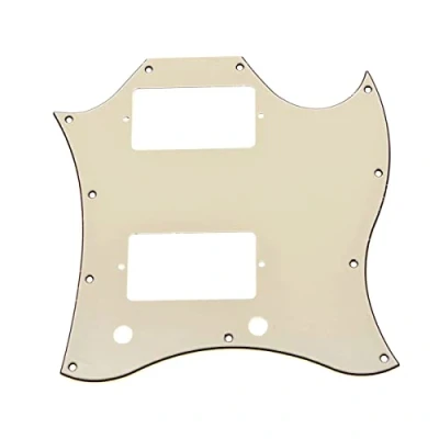 Immagine di Dopro Battipenna integrale standard americano per chitarra SG speciale USA bianco invecchiato a 3 strati