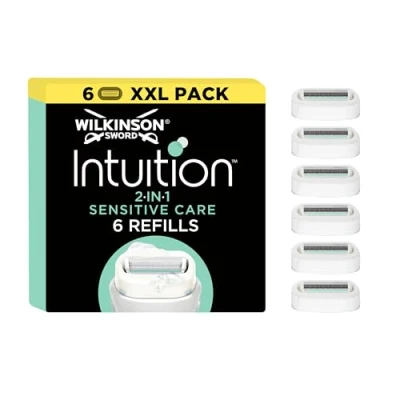 Immagine di Wilkinson Sword Intuition, Rasoio Donna, Confezione da 6 testine