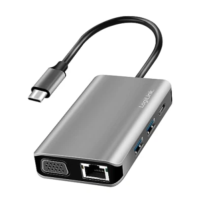 Immagine di LogiLink Notebook Dockingstation UA0410 Adatto per marchio: universale Alimentazione USB C®