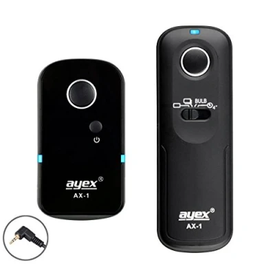 Immagine di ayex AX 1 (E3) Dispositivo per scatto a distanza compatible con Canon EOS 80D, 1300D, 1200D, 1100D, 760D, 750D, 650D, M6 e molti altri ancora