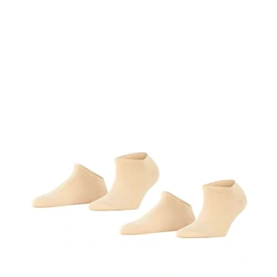 Immagine di ESPRIT Uni Multipack W Sn cotone bassi tinta unita confezione di 2 paia, Calzini corti Donna, Beige Cream 4011, 39 42