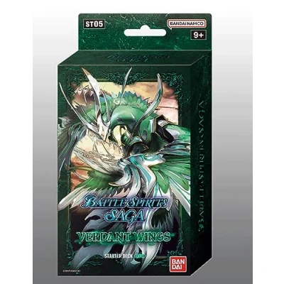 Immagine di BANDAI Battle Spirits Saga: Starter Deck [ST05] Verdant Wings Trading Card Game Età 6+ 2 Giocatori 20 30 Minuti Playing Time