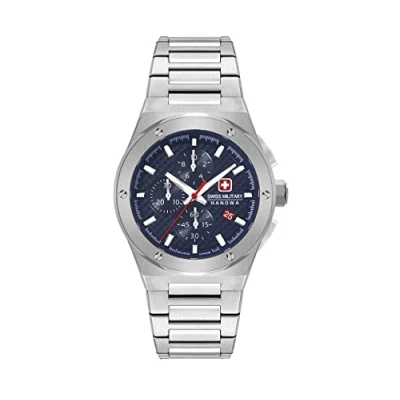 Immagine di SWISS MILITARY Orologio Analogico al Quarzo Uomo con Cinturino in Acciaio Inossidabile SMWGI2101702
