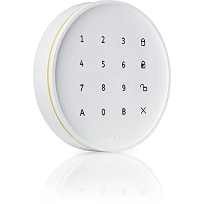 Immagine di somfy 1875257 Tastiera Interna per Sistema di Allarme Home Alarm Advanced, Autoprotezione, Design Semplice e Sottile, Bianco