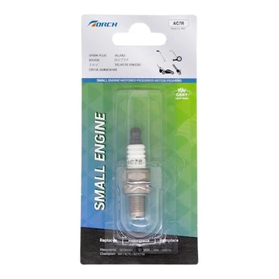 Immagine di Torch Candela Auto AC7R Terminale Solido Sostituire per Husqvarna 581362301, 3066/CMR7H, 965/RZ7C RZ7CT10, TR14C TR14S, 018 16005 20, CMR7H OEM