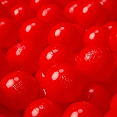 Immagine di KiddyMoon 300 ∅ 6CM Palline Morbide Colorate per Piscina Bambini Fatto in EU, Rosso
