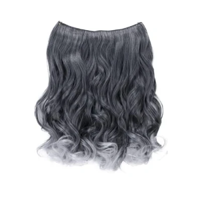 Immagine di CAISHA 50cm 1 Trama Extension con Banda Elastica Extensions Per I Capelli Posticcio Ondulato Grigio Mix E110