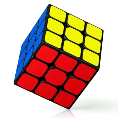 Immagine di Vdealen Speed Cube, 3x3 Cubo Magico 56mm Speedcube, Tornitura Facile &amp; Gioco Regolare, Solid Durable 3D Puzzle con Struttura Anti Pop