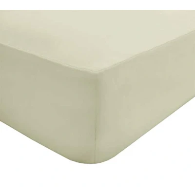 Immagine di Sleepdown 68 Pick Lenzuolo con Angoli Extra Profondi, Colore: Avorio Set Biancheria da Letto, Lino Cotone Policotone Poliestere, Super King