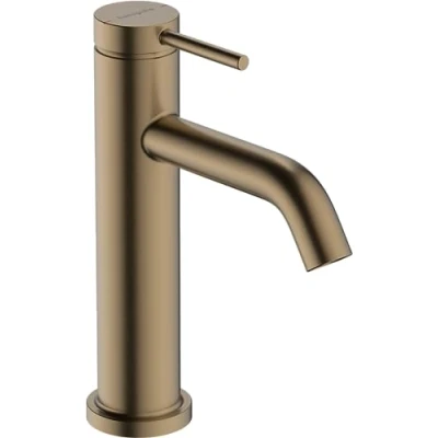 Immagine di hansgrohe Tecturis S Rubinetto per Lavabo Senza Scarico, Miscelatore Risparmio Idrico (Ecosmart) con Altezza Bocca 110 Mm, Bronzo Spazzolato