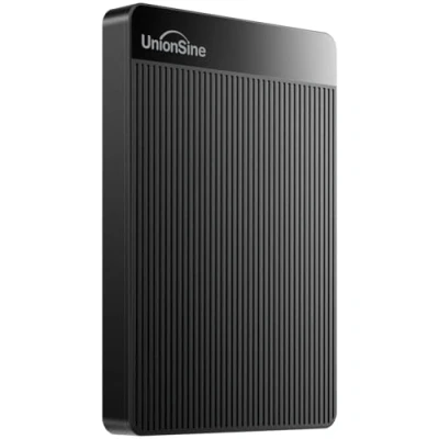 Immagine di UnionSine Hard Disk Esterno 2,5&quot; 1TB Ultra Slim Portatile USB3.0 SATA HDD Storage per PC, Macbook, PS4, PS5, Xbox series, Wii u, TV (Nero) HD2510