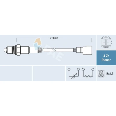 Immagine di FAE 77311 Sonda lambda TOYOTA: RAV4 II SUV, Avensis Verso, Picnic
