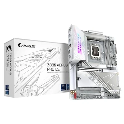 Immagine di Gigabyte Z890 AORUS PRO ICE Mainboard Attacco (PC) #####Intel® 1851 Fattore di forma (dettagli) ATX Chipset della scheda madre Intel®