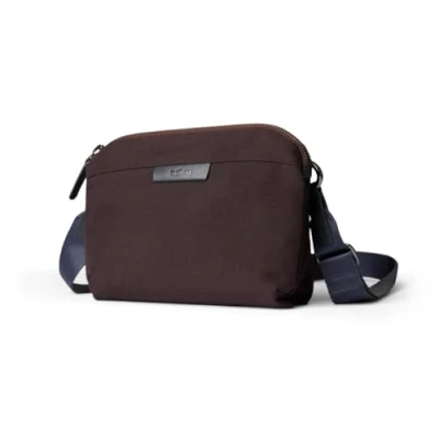 Immagine di Bellroy Tokyo Side Bag (borsa a tracolla sottile e professionale per tutti i giorni, marsupio, borsetta) DeepPlum