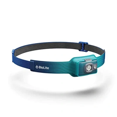 Immagine di BioLite HPB0312 Lampada frontale ultra leggera e luminosa, 325 lumen, ricaricabile tramite USB, colore: Giallo Ember