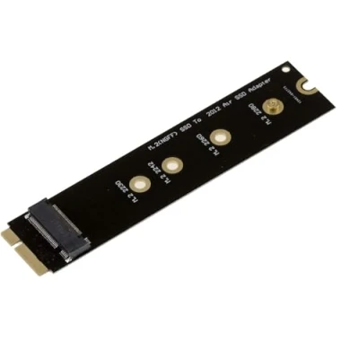 Immagine di KALEA INFORMATIQUE Adattatore da M2 a Mac 2012 per il montaggio di un&#039;unità SSD M.2 al posto dell&#039;unità originale 8+18 pin su un MD224 MD223 MD231 MD232. Versione lunga con cacciavite.