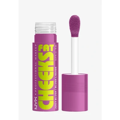 Immagine di NYX Professional Makeup Blush, Per Tutti i Tipi di Pelle, Guance Luminose, Effetto Baciate dal Sole, Formula Vegana con Peptidi, Olio Lampone e Kiwi, Fat Cheeks, Tonalità Blueberry Burst, 8 ml