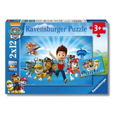 Immagine di Ravensburger Puzzle Paw Patrol A 2 x 12 pz per Bambini