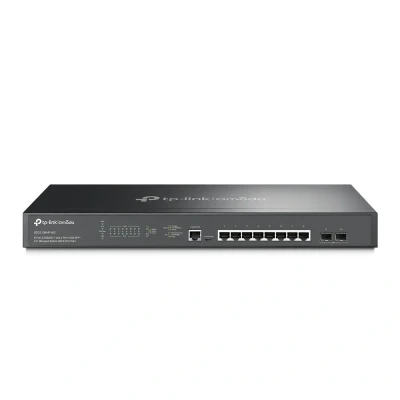 Immagine di TP Link JetStream V1, Switch di Rete, 10 porte, Gestito, Montabile su Rack, TL SG3210XHP M2