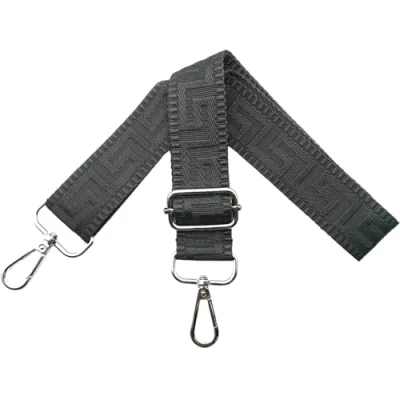 Immagine di Omxyinma Tracolla Regolabile per Borsa Donna Colorate Cinghia a Spalla di Ricambio Larga 3.8cm con Argento Moschettoni, Borsette, Crossbody, Grigio scuro