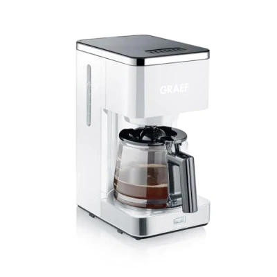 Immagine di Graef FK 401 Macchina per il caffè Bianco Capacità tazze=10 Caraffa in vetro, Funzione mantenimento calore