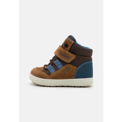 Immagine di Primigi Goretex Stivali da neve per bambini, Taglia: 25, Cognac Pelle e tessuto