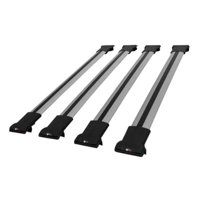 Immagine di accessorypart Compatibile con Citroen Berlingo 3 (K9) 2019 2022 FLY Model Barre Tetto Portapacchi Auto Portatutto Grigo Alluminio 4