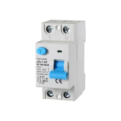 Immagine di gloca Interruttore Differenziale Puro Salvavita 2P 16A 30mA 220V 6KA 2 Moduli DIN