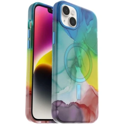 Immagine di cover per iPhone 14 Plus OtterBox Slim &amp; Sturdy con MagSafe, resistente a shock e cadute; ultrasottile, protettiva, leggera, testata norme anti caduta MIL STD 810G, Birdwing