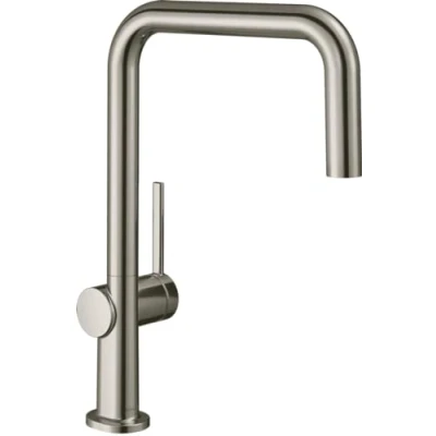 Immagine di Hansgrohe Talis M54 Miscelatore cucina monocomando, 1 getto, acciaio inox, 72806800, bianco, Altezza uscita 220 mm