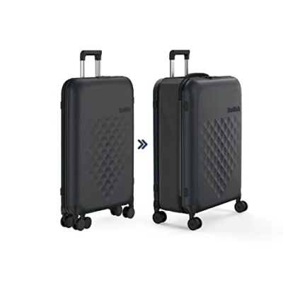 Immagine di Rollink Trolley FLEX 360 SPINNER CABIN SIZE 21&quot; Black, 4 doppie ruote (nero)