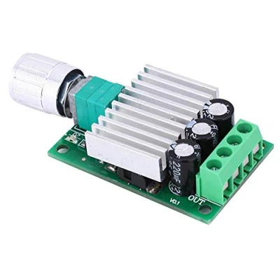 Immagine di 10A Modulo di Controllo della velocità del Motore DC PWM, Interruttore Dimmer Regolatore Elevata Potenza Tensione Regolabile 12 30V(Regolatore PWM)