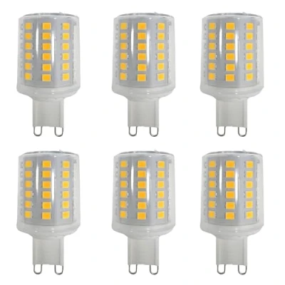 Immagine di HUAMu G9 LED Lampadina,9W Equivalente a 90W Lampada Alogena Bianco Caldo 3000K Senza Flicker Angolo di Fascio 360 900Lm Lampadine Confezione da 6