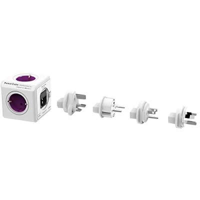 Immagine di Allocacoc 1800/DERW4P POWERCUBE REWIRABLE, viola/bianco