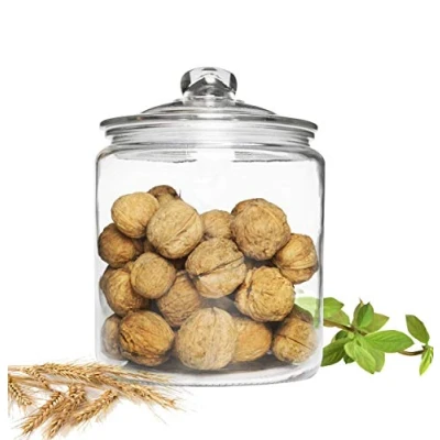 Immagine di Sendez Barattolo in vetro da 4 l con coperchio, contenitore vetro, per caramelle, biscotti, conserve