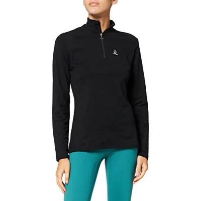Immagine di Löffler Basic Felpa in Tessuto transtex, Donna, Nero (Nero), 42
